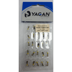 Мормишка Yagan крапля ребрист 0,3g (25шт)