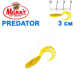 Силікон Manns Twister RFCH-035-30мм (20шт)
