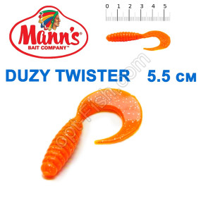 Силикон Manns Twister MFOR-037-55мм (20шт)