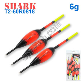 Поплавок Shark Тополь T2-60R0818 (10шт)