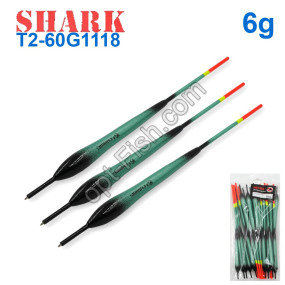 Поплавок Shark Тополь T2-60G1118 (20шт)