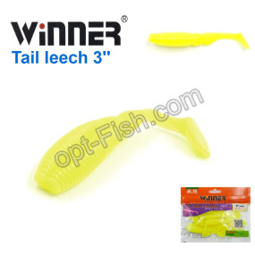 Силикон Winner TBR019 «T» TAIL LEECH 3 75mm (10шт) 019# *
