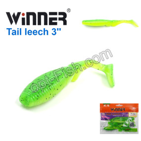 Силікон Winner TBR019 «T» TAIL LEECH 3 75mm (10шт) 026# *
