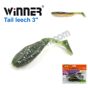 Силикон Winner TBR019 «T» TAIL LEECH 3 75mm (10шт) 029# *