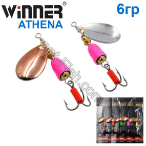 Блесна Winner вертушка WP-003 ATHENA 6g 003# (5шт) *