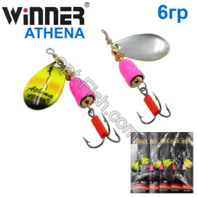 Блесна Winner вертушка WP-003 ATHENA 6g 022# (5шт) *