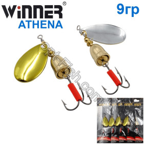 Блесна Winner вертушка WP-003 ATHENA 9g 002# (5шт) *