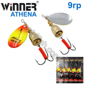 Блесна Winner вертушка WP-003 ATHENA 9g 018# (5шт) *