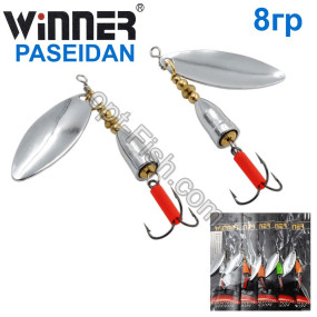 Блесна Winner вертушка WP-007 PASEIDAN 8g 001# (5шт) *