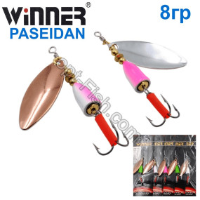 Блешня Winner вертушка WP-007 PASEIDAN 8g 003# (5шт) *