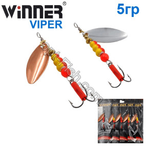 Блесна Winner вертушка WP-016 VIPER 5g 003# (5шт) *