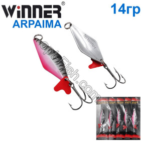 Блесна Winner колебалка TBZ-159 ARAPAIMA 14g 006# (5шт) *