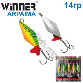 Блесна Winner колебалка TBZ-159 ARAPAIMA 14g 020# (5шт) *