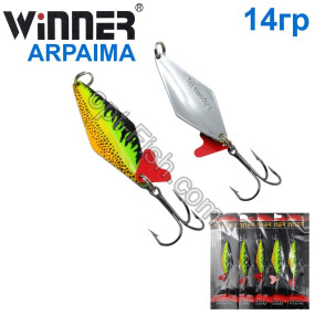 Блесна Winner колебалка TBZ-159 ARAPAIMA 14g 031# (5шт)*