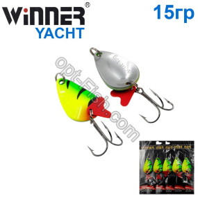 Блесна Winner колебалка W-005 YACHT 15g 039# (5шт) *