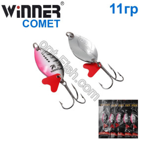 Блесна Winner колебалка W-015 COMET 11g 006# (5шт) *