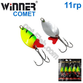 Блесна Winner колебалка W-015 COMET 11g 039# (5шт) *