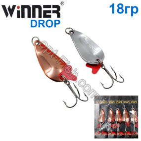 Блешня Winner колебалка W-020 DROP 18g 035# (5шт) *