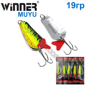 Блесна Winner колебалка двойная WS-006 MUYU 19g 031# (5шт) *