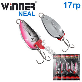Блешня Winner колебалка подвійна WS-013 NEAL 17g 006# (5шт) *