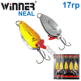 Блешня Winner колебалка подвійна WS-013 NEAL 17g 018# (5шт) *