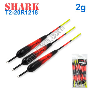 Поплавок Shark Тополь T2-20R1218 (20шт)
