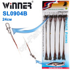 Поводок Goss New Wave Fishing 1x7 24см (100шт) *