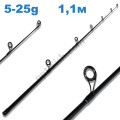Хлыст (первое колено) carbon на спиннинг 6м (на 2,1м) 5-25g *