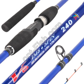 Вудилище спінінга ШТ2 Winner blue 0130013A V6 im8 5-25g 2,4 *