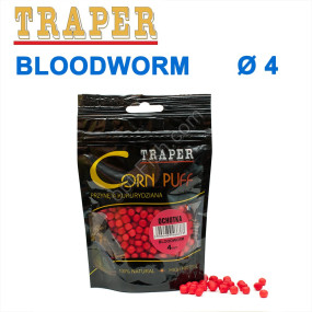 Воздушное тесто Traper Corn puff пуфи 4mm bloodworm (мотыль)