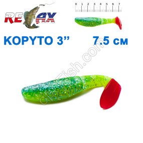 Силикон Relax Kopyto 3' 3X3 col.TC212 (25шт)