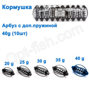 Годівниця Кавун кр з доп. пружиною 40g