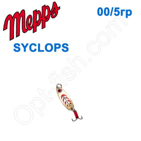 Блесна  Mepps SYCLOPS  GOLD/RED zloty/czerwony  00/5g