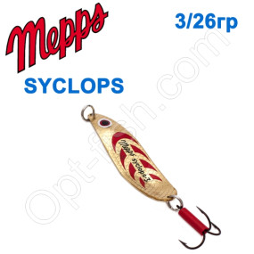 Блесна  Mepps SYCLOPS  GOLD/RED zloty/czerwony 3/26g