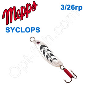 Блесна  Mepps SYCLOPS  SILVER/BLACK srebrny/czarny 3/26g
