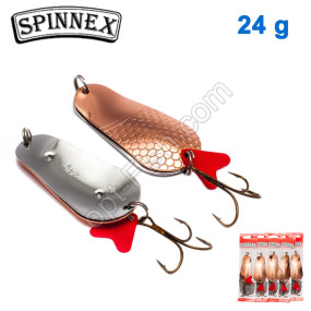 Блесна Spinnex колебалка 2-я шумовая №009 24g (5шт) *