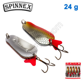 Блесна Spinnex колебалка 2-я шумовая №011 24g (5шт) *