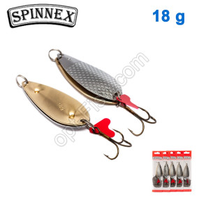 Блесна Spinnex колебалка 2-я шумовая №012 18g (5шт) *