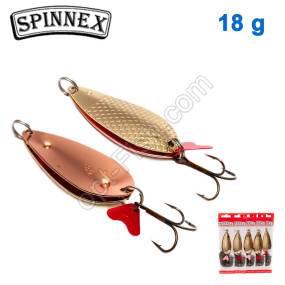 Блесна Spinnex колебалка 2-я шумовая №013 18g (5шт) *