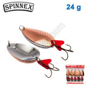 Блесна Spinnex колебалка 2-я шумовая №017 24g (5шт) *