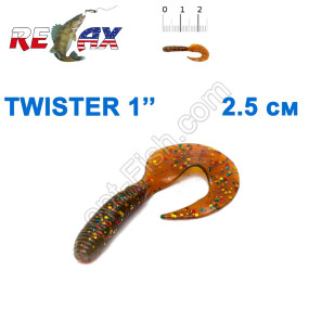 Силикон Relax Twister 1' col.TS 140 (100шт)