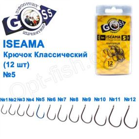 Гачок Goss Iseama Класичний (12шт) 10071 BN № 5