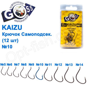 Гачок Goss Kaizu Самоподсек. (12шт) 10079 BN № 10