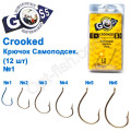 Крючок Goss Crooked Саммоподсек. (12шт) 11046 N № 1