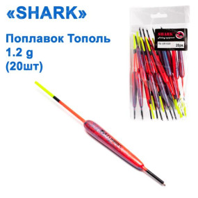 Поплавок Shark Тополь T2-12R1020 (20шт)