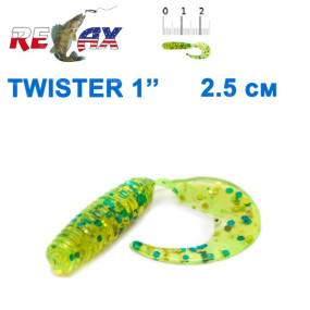Силикон Relax Twister 1' col.TS 185 (100шт)