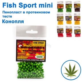 Пенопласт в протеиновом тесте Fish Sport mini (конопля)