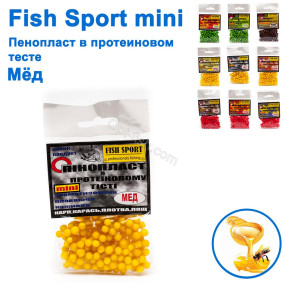 Пенопласт в протеиновом тесте Fish Sport mini (мед)