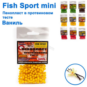Пенопласт в протеиновом тесте Fish Sport mini (ваниль)