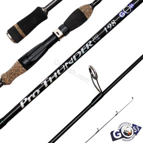 Спиннинговое удилище шт2 Goss Pro Thunder Jig A08-198 3-12g 1,98м *